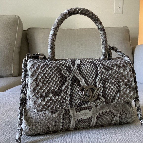 Authentic Chanel python - Picture 13 of 16